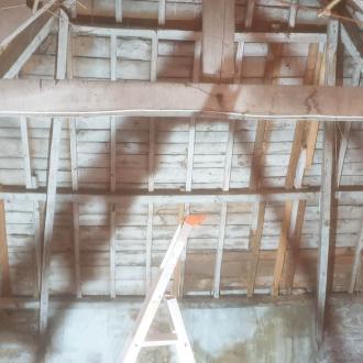 Traitement d'une charpente complète