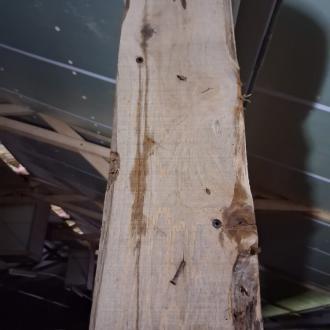 Traitement d'une poutre de charpente (jambe de force)