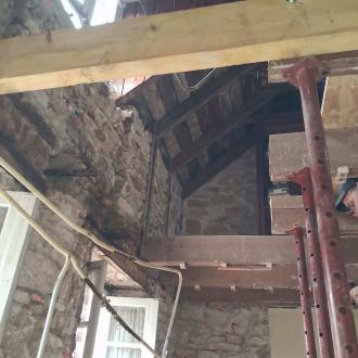 Chantier anti mérule réalisé à Douarnenez (29100) en juillet 2026